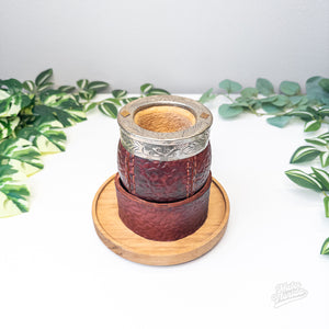Handcrafted Imperial Mate Burgundy #4