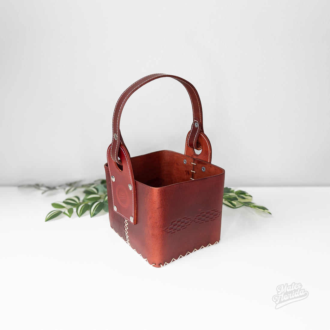 Handcrafted Genuine Argentine Leather Mate Bag