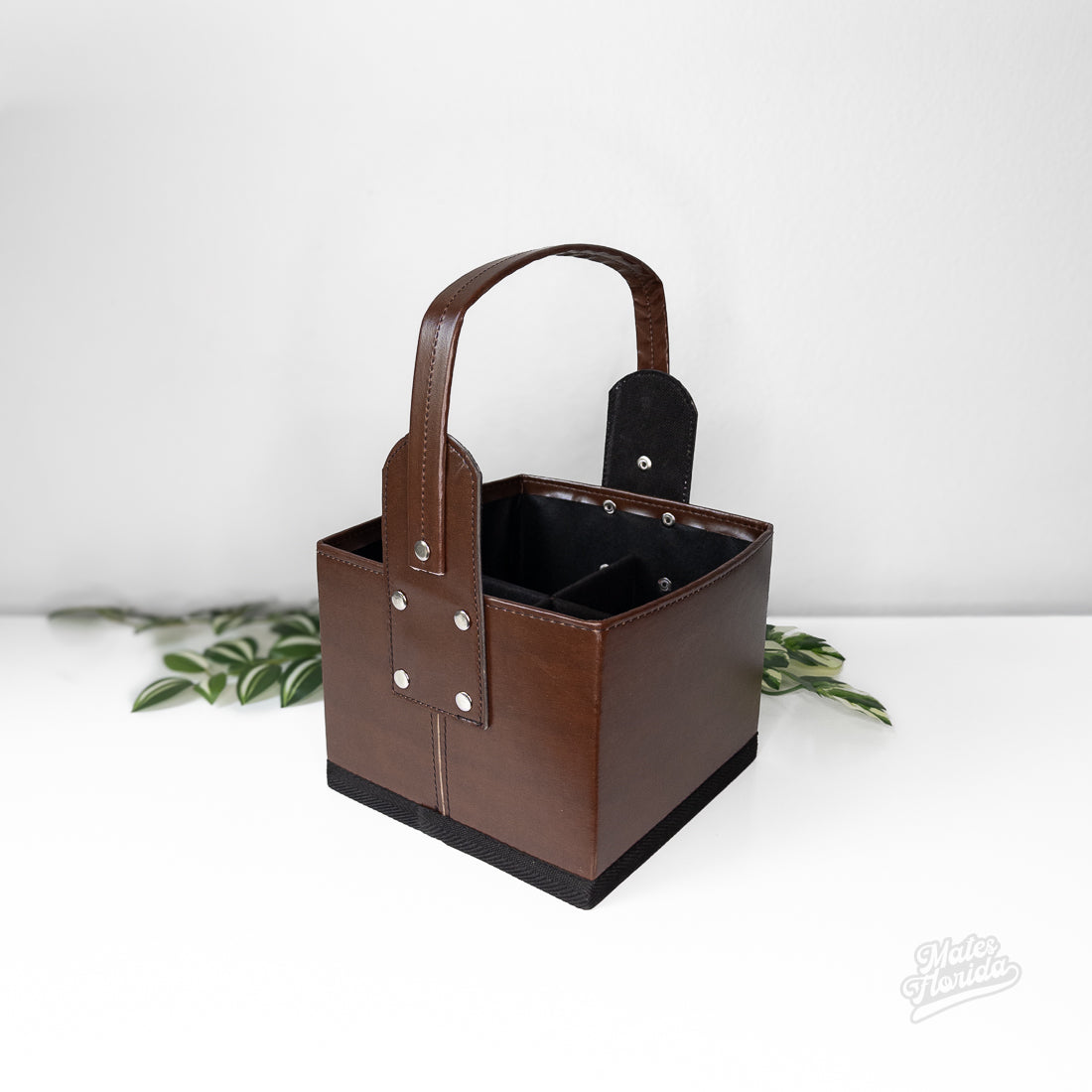 Black Eco Leather Mate Bag #2