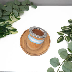 Mate de Algarrobo Grabado "Argentina" | Pieza Única