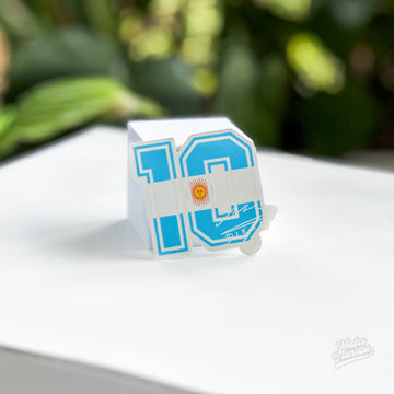 Sticker - Diez (Transparente)