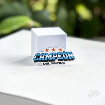 Sticker - Campeon 3 Estrellas