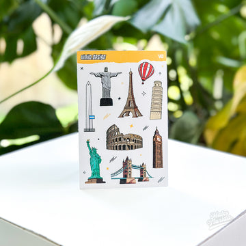 Viajera - Plancha de Stickers
