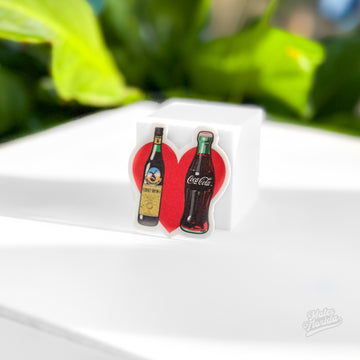 Sticker - Coca y Fernet corazón