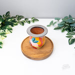 Hand-Painted Algarrobo Mate #1