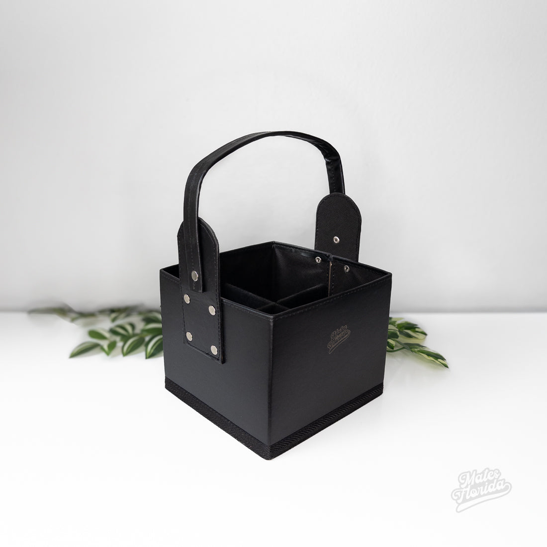 Black Eco Leather Mate Bag #2
