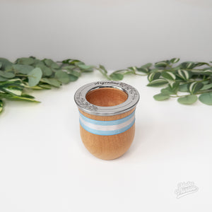 Mate de Algarrobo Grabado "Argentina" | Pieza Única