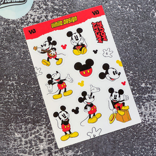 Mickey - Plancha de Stickers VD