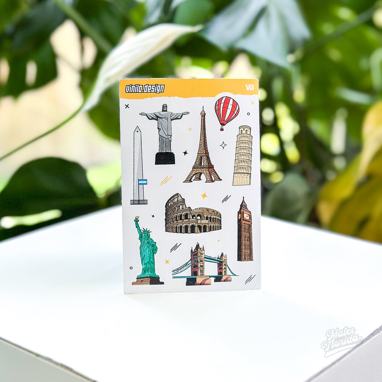 Viajera - Plancha de Stickers