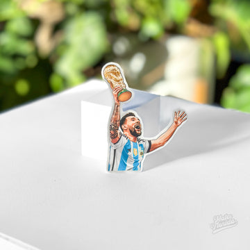 Messi with the Golden
