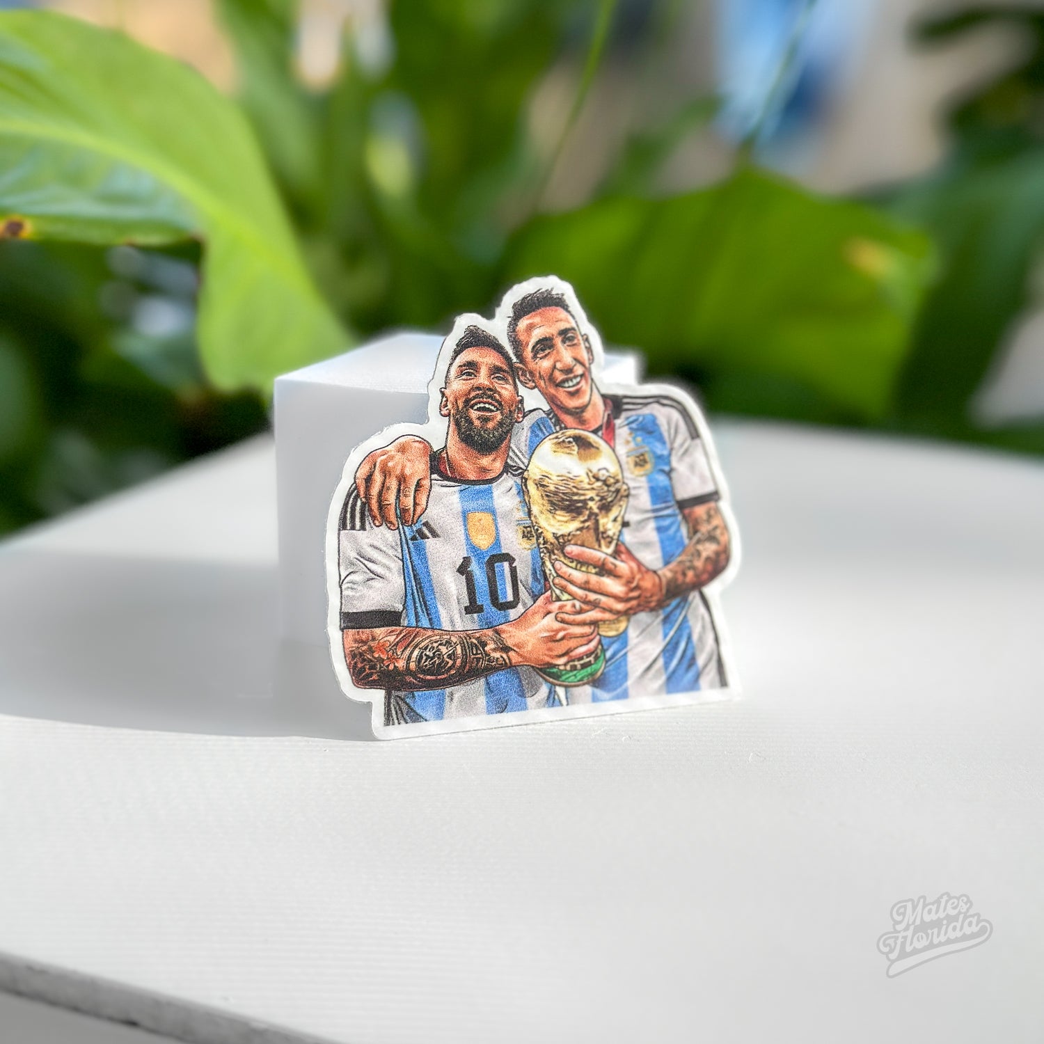 Sticker - Leo y Fideo con Copa
