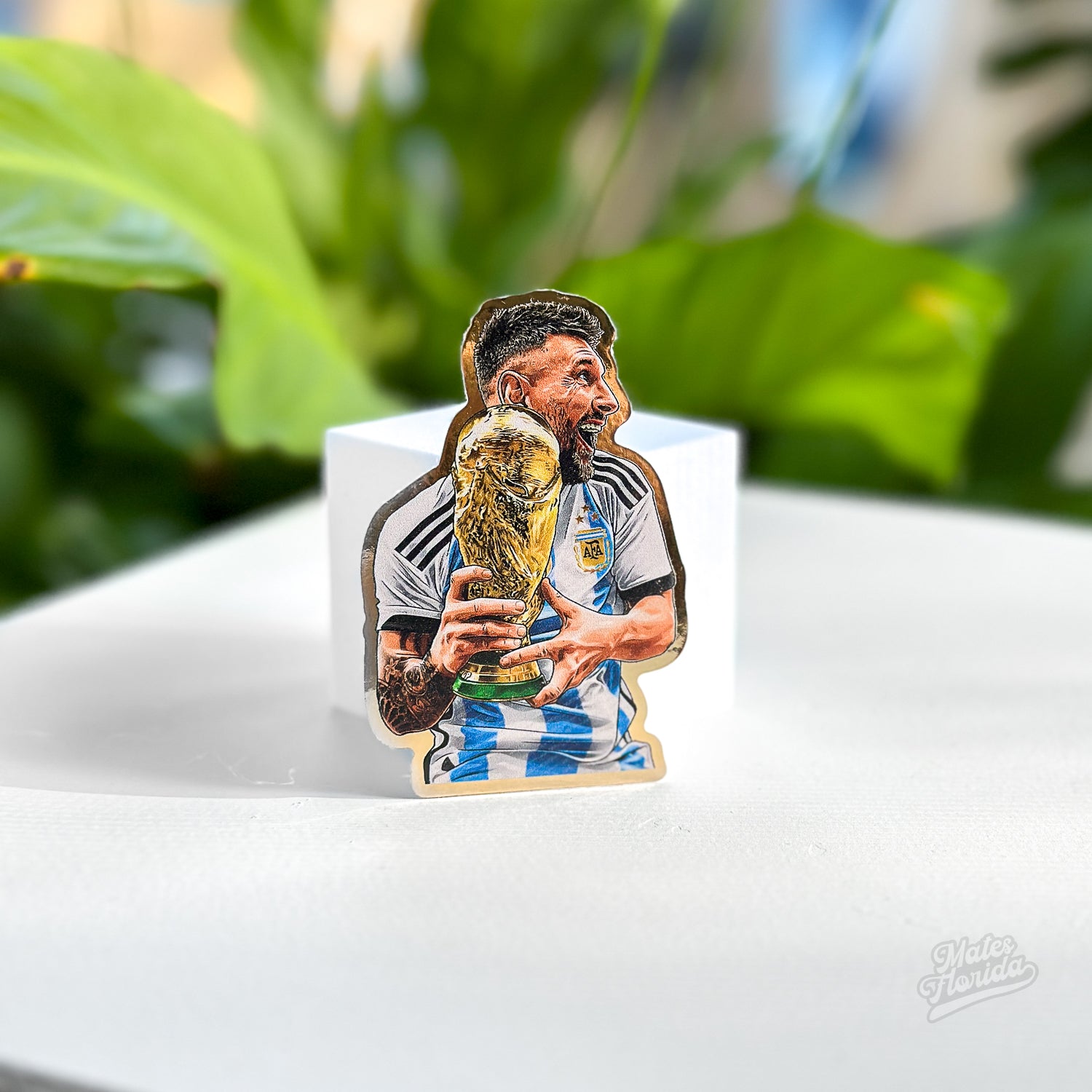 Sticker - Rey del Mundo (Dorado)