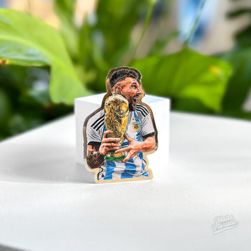 Sticker - Rey del Mundo (Dorado)