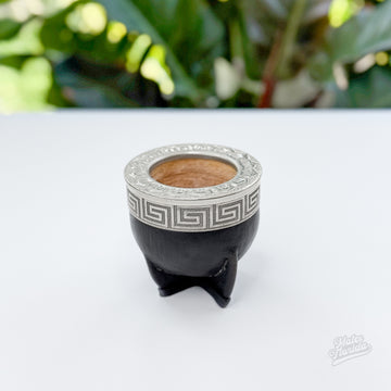 Mate Imperial - Cuero genuino. Interior de calabaza.