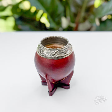 Mate Torpedo - Cincelado a mano. Interior de calabaza.