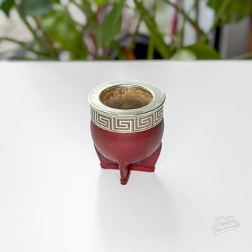 Mate Imperial - Cuero genuino. Interior de calabaza.